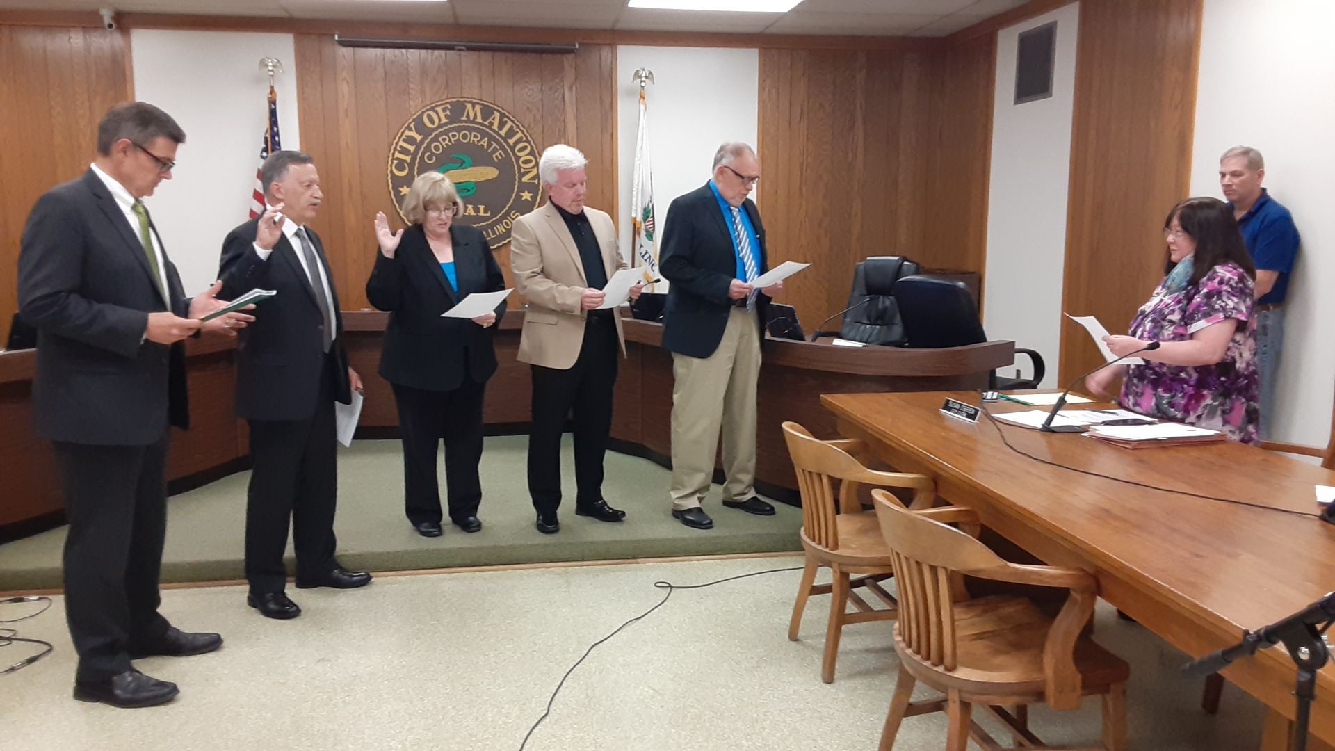 Mattoon oath of office